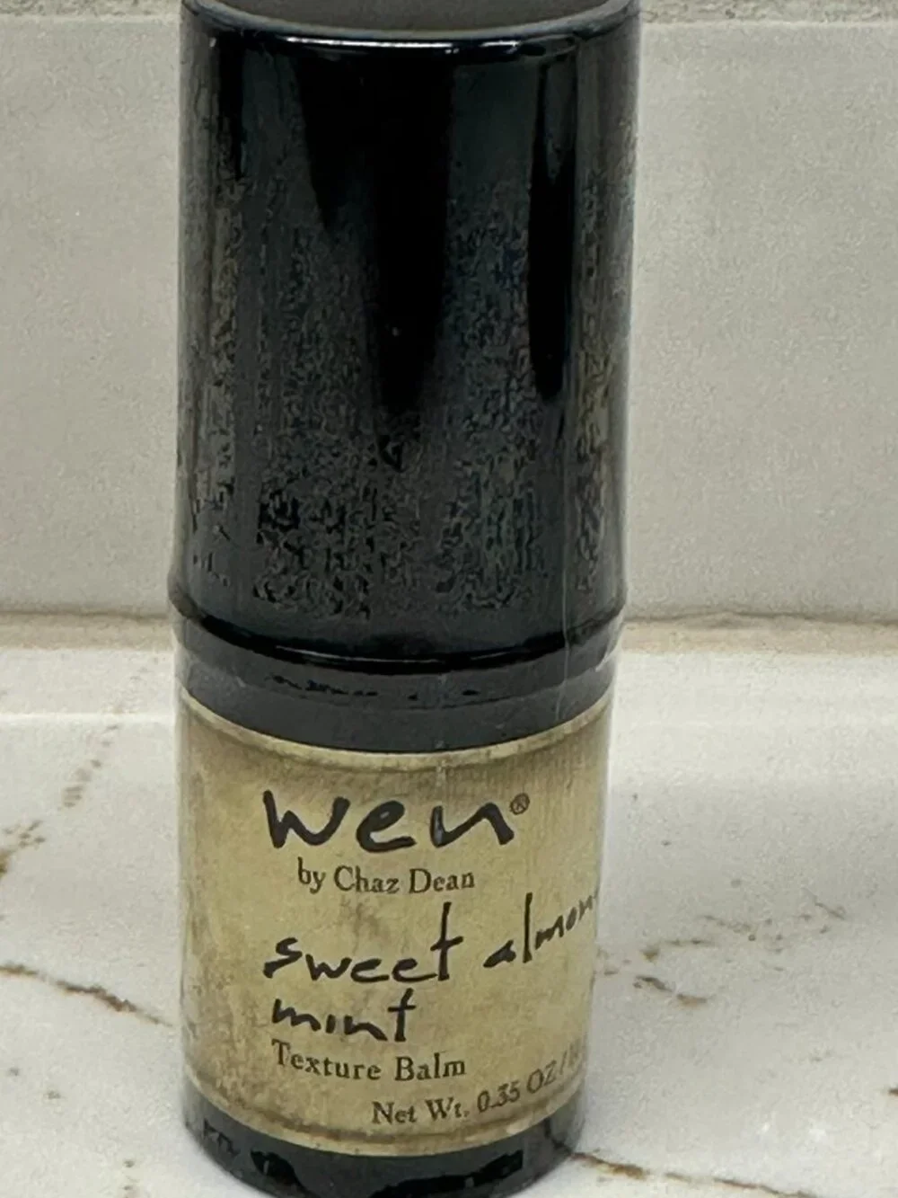 NEW & SEALED WEN by Chaz Dean Texture Balm Sweet Almond Mint 0.35 OZ / 10 g
